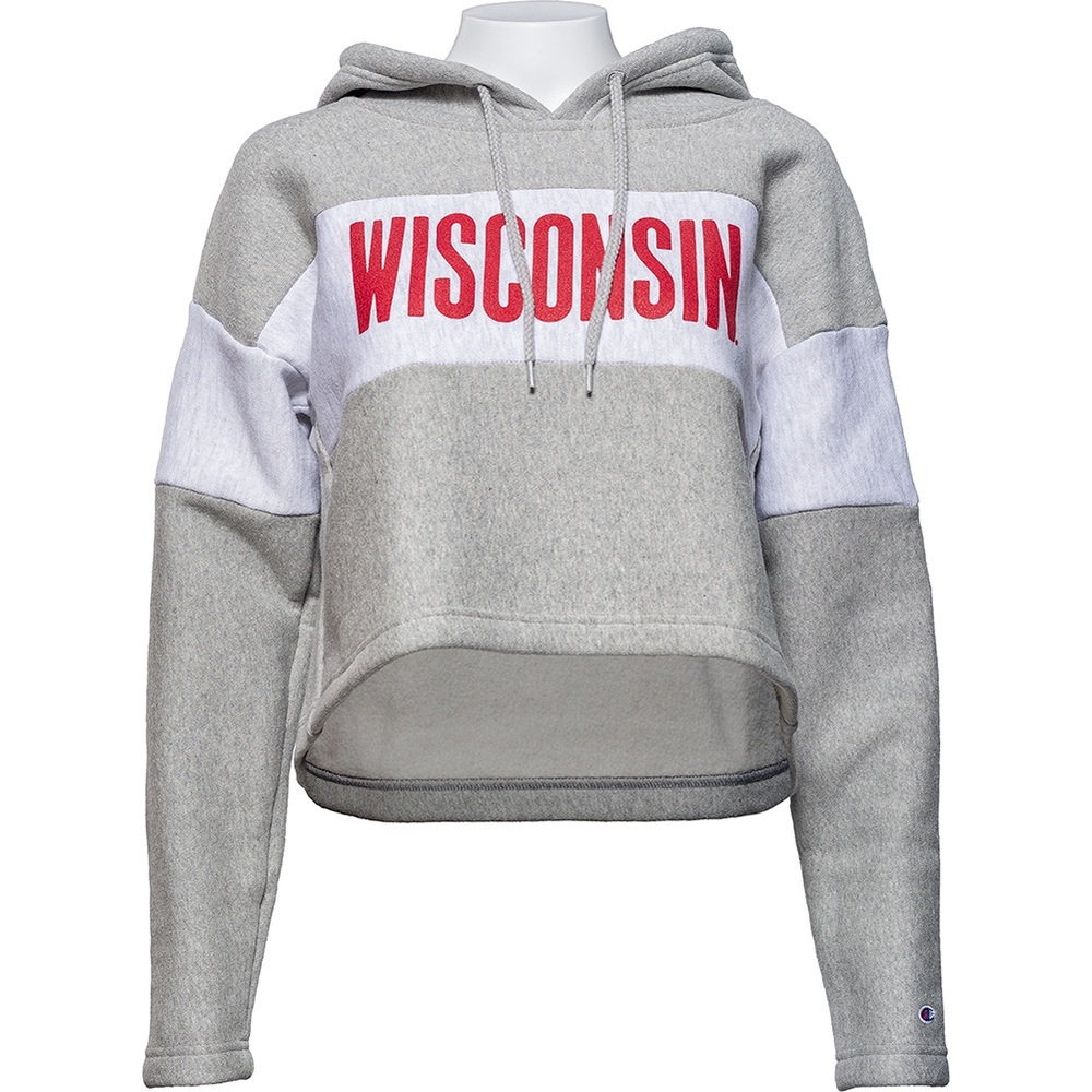Wisconsin Badgers Cropped Hoodie